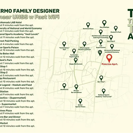 Palermo Family Designer Near Unss W Fast Wifi Appartamento *